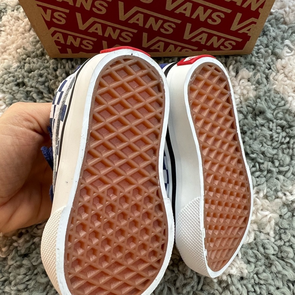 VANS Sk8-Mid Reissu in Theory Blueprint blue toddler shoes size 2 NEW - Picture 4 of 9